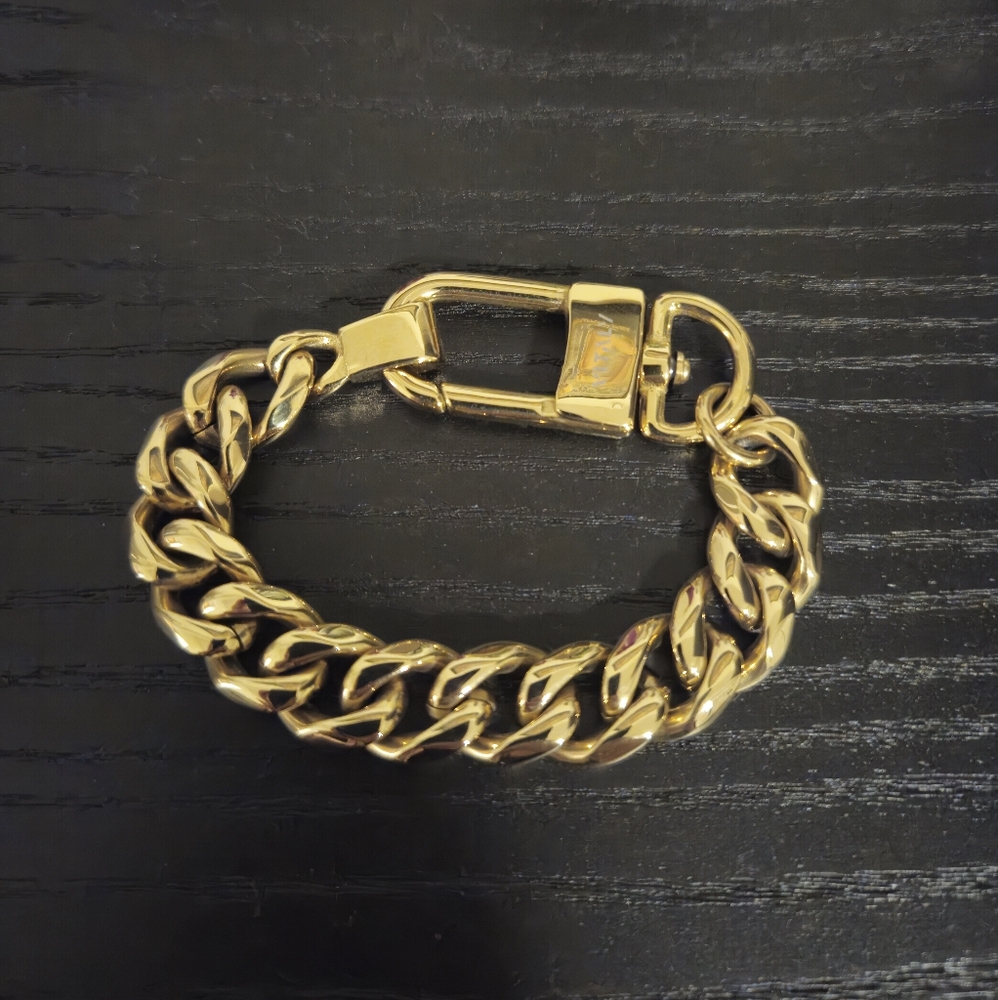 Vitaly Gold Logic Chain Bracelet